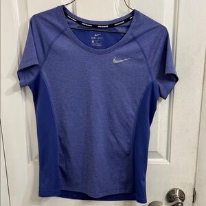 Nike Women's Short Sleeve Purple Running Tee
